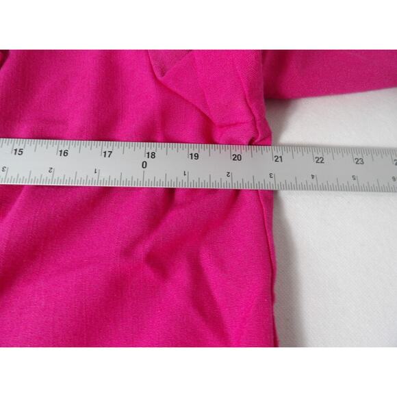 Sag Harbor Sz 14 Pink Blazer Lightweight Vintage Bright Barbie Core 90s - Picture 8 of 12